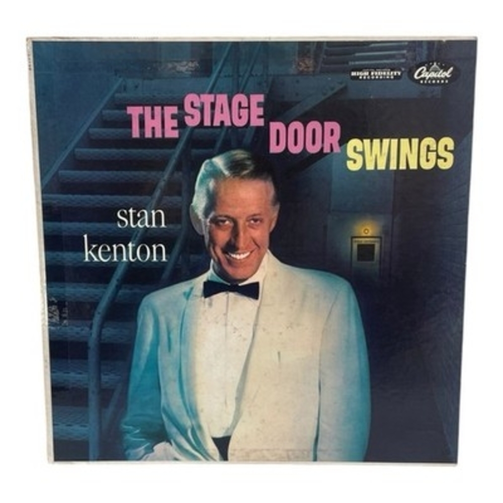 Stan Kenton And His Orchestra The Stage Door Swings Capitol T 1166 Jazz LP